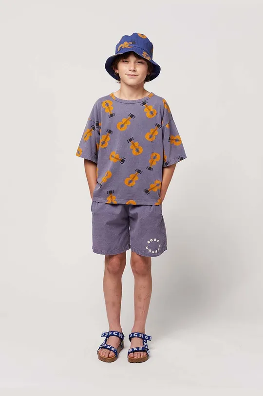голубой Детские хлопковые шорты Bobo Choses Для мальчиков
