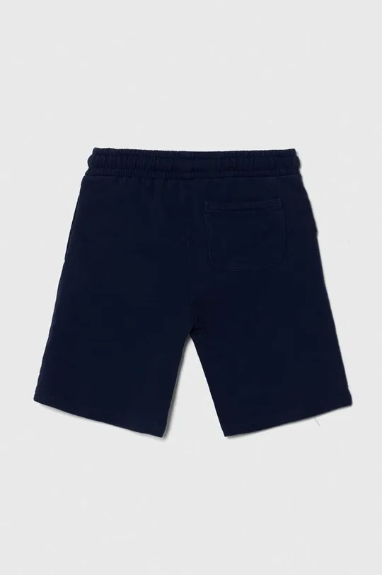 Otroške bombažne kratke hlače Guess mornarsko modra