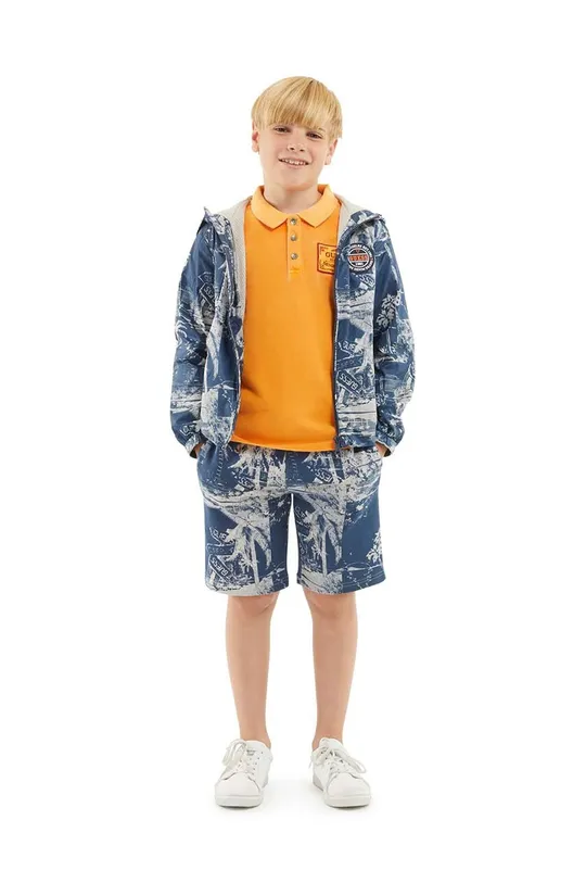 голубой Детские хлопковые шорты Guess Для мальчиков