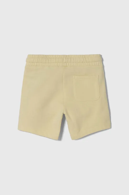 Otroške bombažne kratke hlače Guess rumena