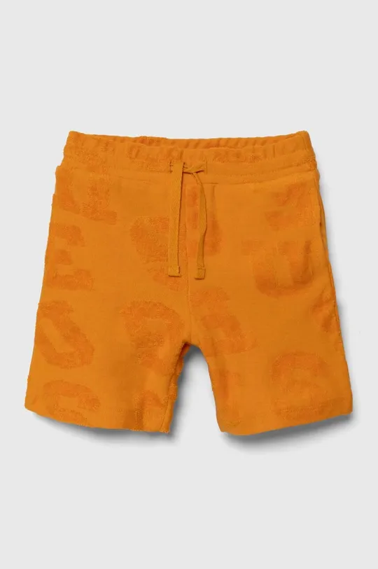 оранжевый Детские хлопковые шорты Guess Для мальчиков