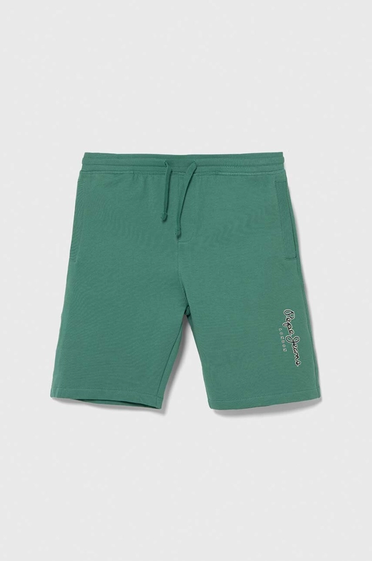 zielony Pepe Jeans szorty bawełniane dziecięce NEW EDDIE SHORT Chłopięcy