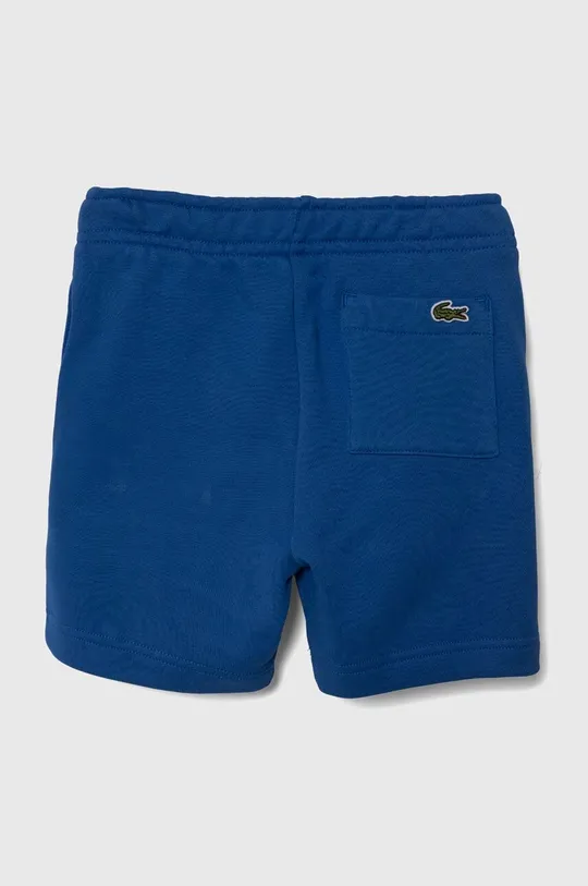 Otroške bombažne kratke hlače Lacoste modra