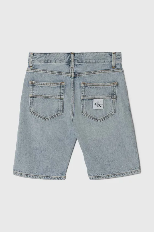 Calvin Klein Jeans gyerek farmer rövidnadrág kék