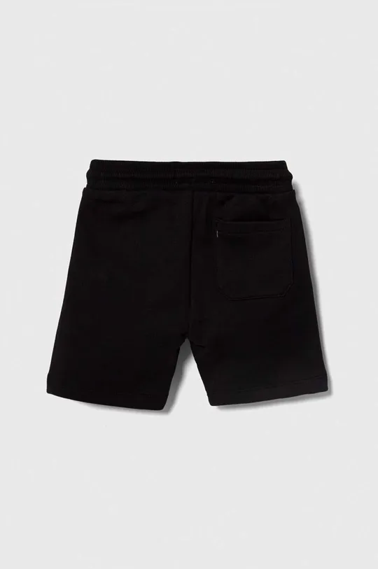 Otroške bombažne kratke hlače Calvin Klein Jeans črna