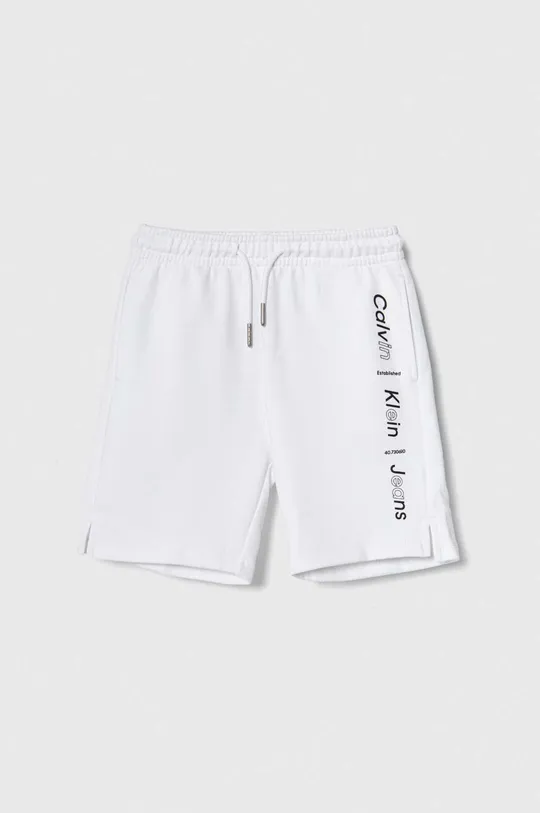λευκό Παιδικό βαμβακερό σορτς Calvin Klein Jeans Για αγόρια