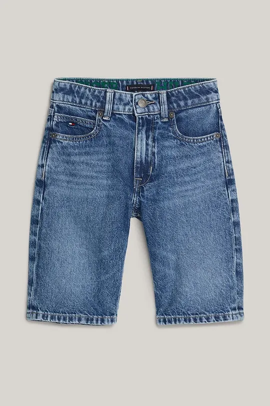 Tommy Hilfiger szorty jeansowe dziecięce niebieski