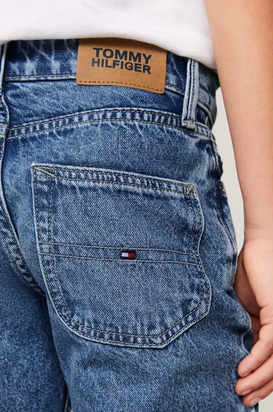 kék Tommy Hilfiger gyerek farmer rövidnadrág