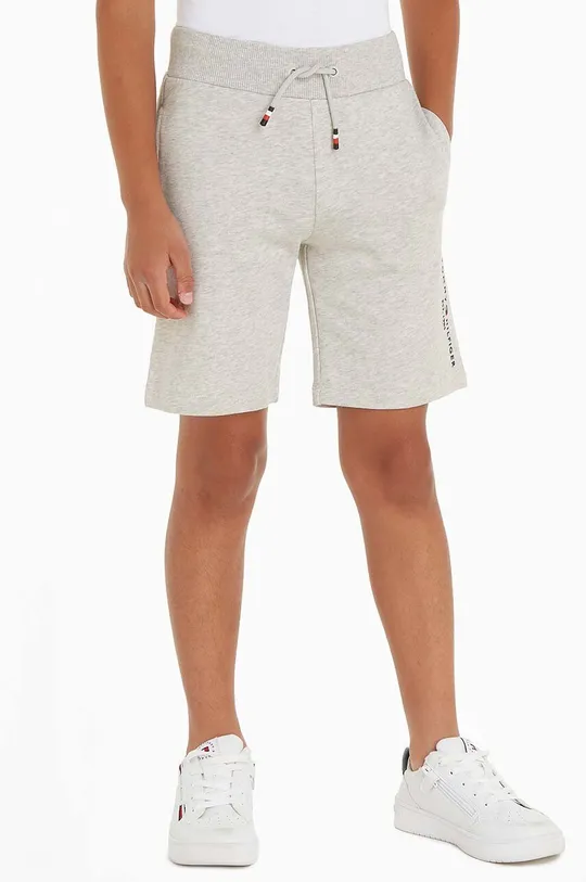 grigio Tommy Hilfiger shorts di lana bambino/a Ragazzi