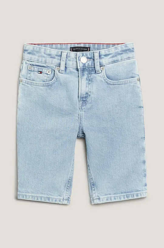 Дитячі джинсові шорти Tommy Hilfiger блакитний