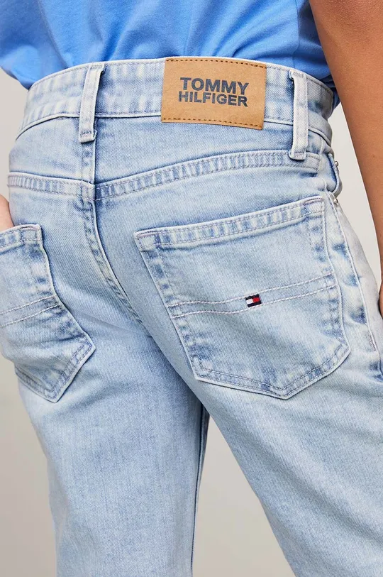 niebieski Tommy Hilfiger szorty jeansowe dziecięce