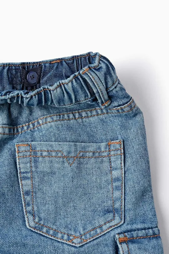modra Otroške kratke hlače iz jeansa zippy