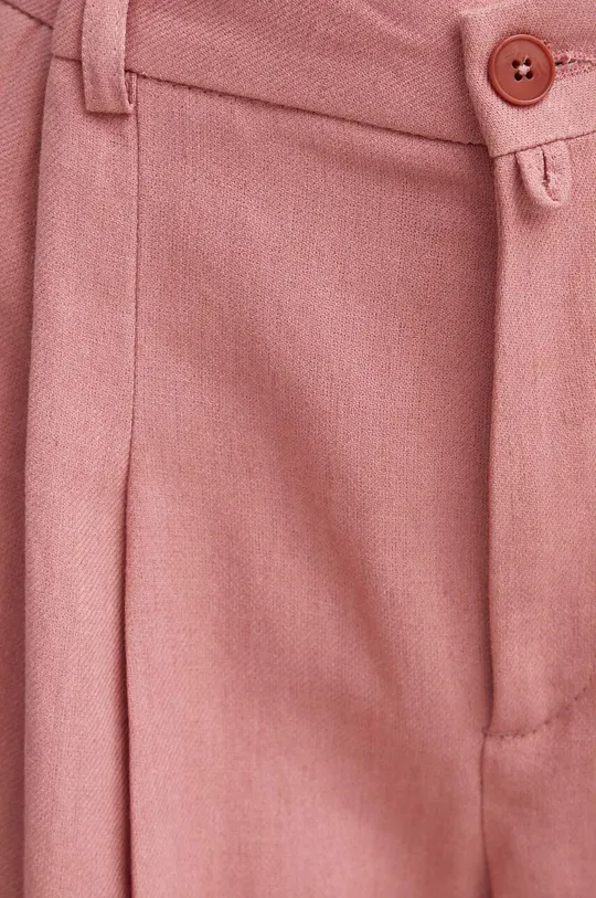 рожевий Лляні шорти Drykorn COURT