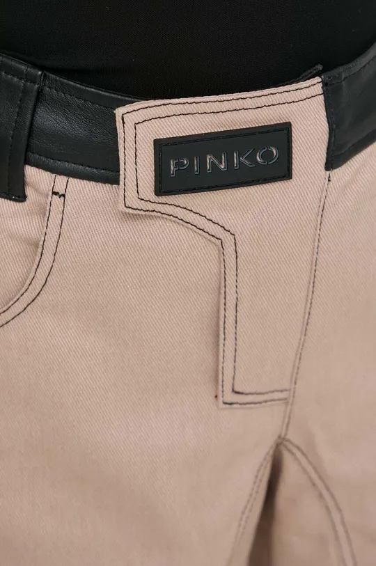 brązowy Pinko szorty jeansowe