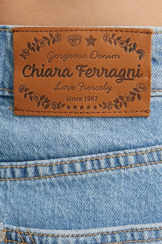 blu Chiara Ferragni pantaloncini di jeans