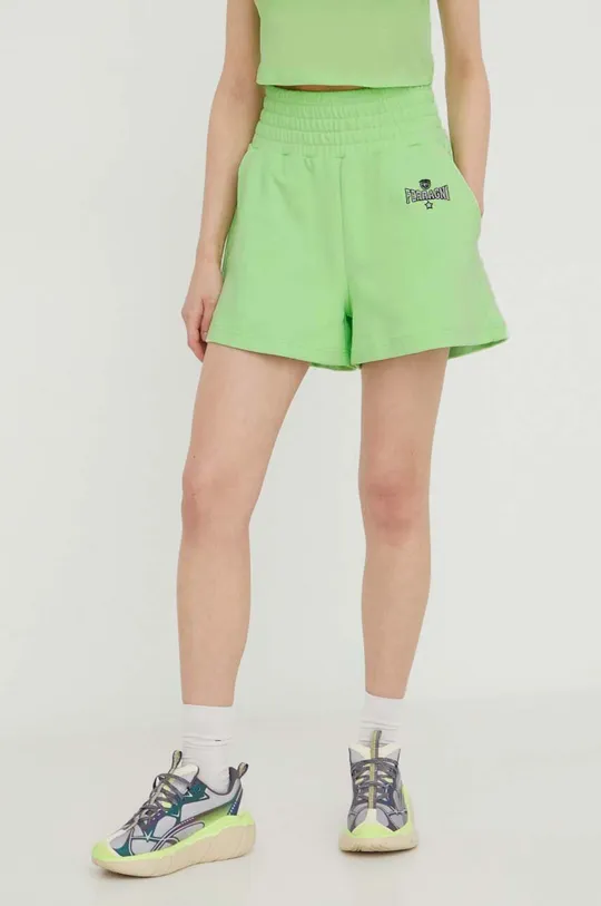 verde Chiara Ferragni pantaloncini in cotone Donna