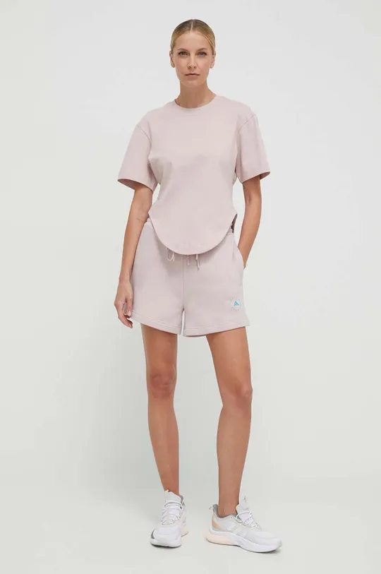adidas by Stella McCartney rövidnadrág rózsaszín