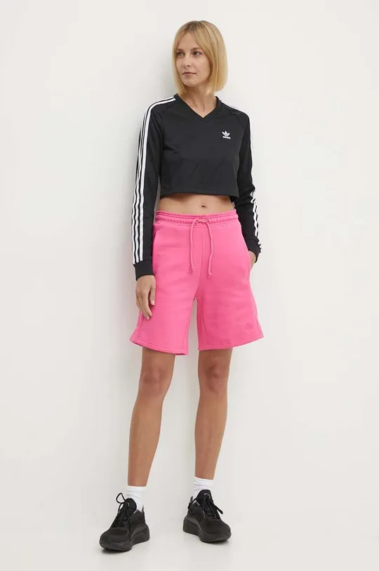 adidas szorty różowy