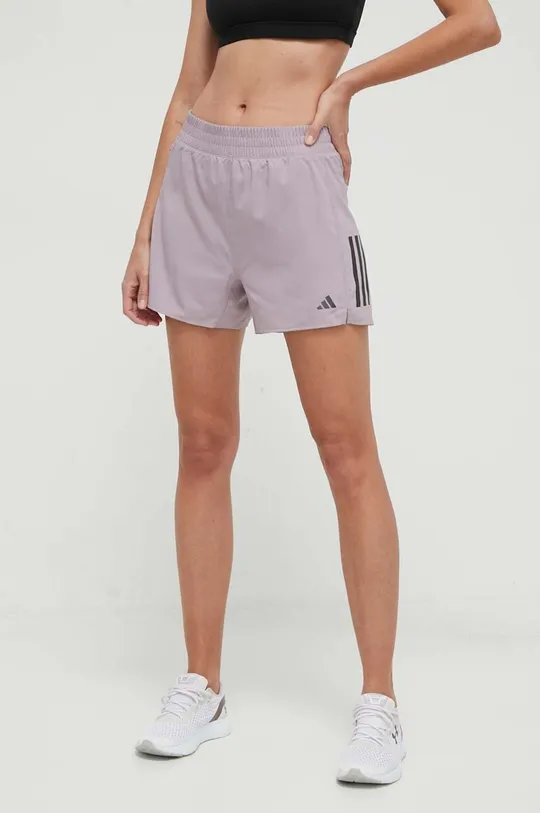 vijolična Kratke hlače za tek adidas Performance Own the Run Ženski