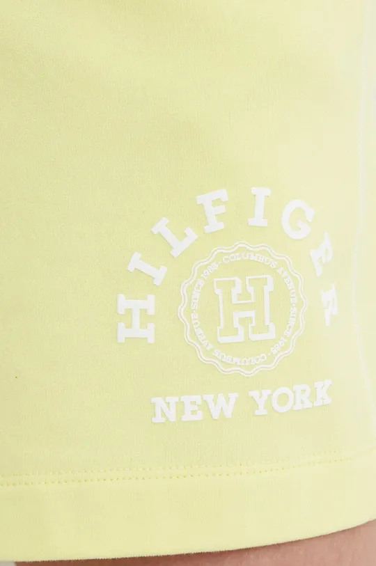 zlatna Pamučne kratke hlače Tommy Hilfiger