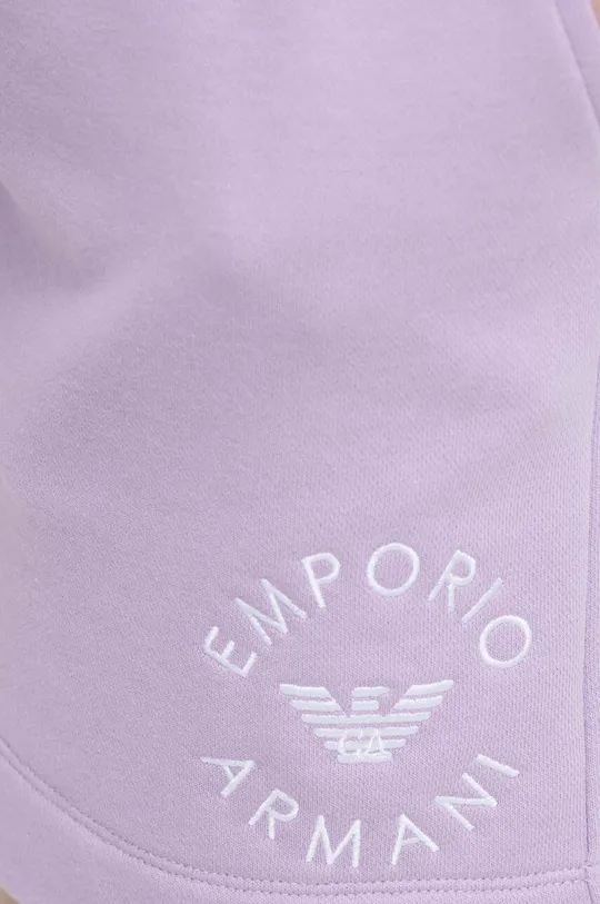 fioletowy Emporio Armani Underwear szorty plażowe