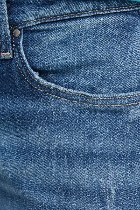 niebieski Pepe Jeans szorty jeansowe STRAIGHT SHORT HW