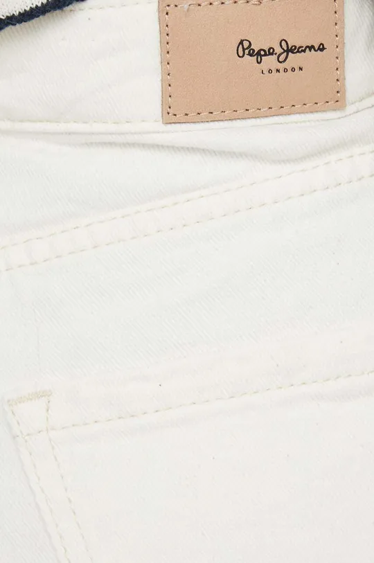 béžová Rifľové krátke nohavice Pepe Jeans