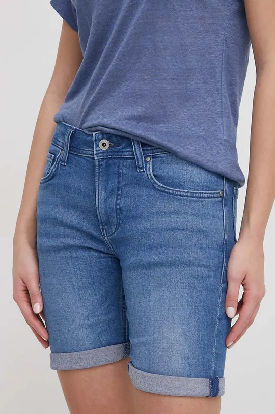 modra Jeans kratke hlače Pepe Jeans Ženski