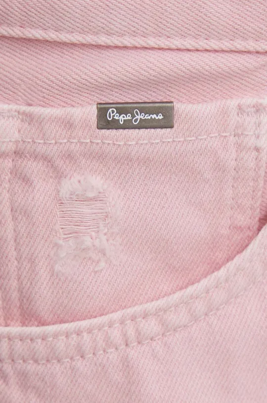 розовый Джинсовые шорты Pepe Jeans