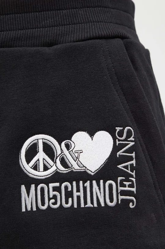 Moschino Jeans pamut rövidnadrág Női