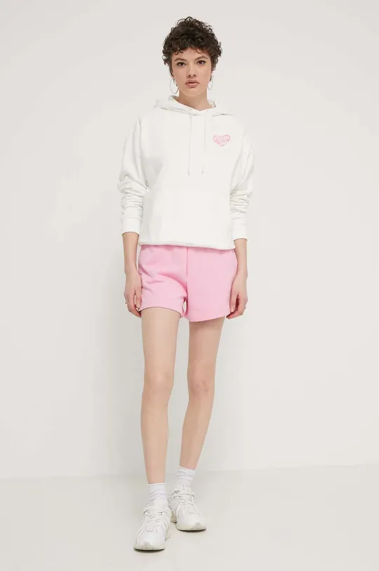 HUGO pantaloncini in cotone rosa