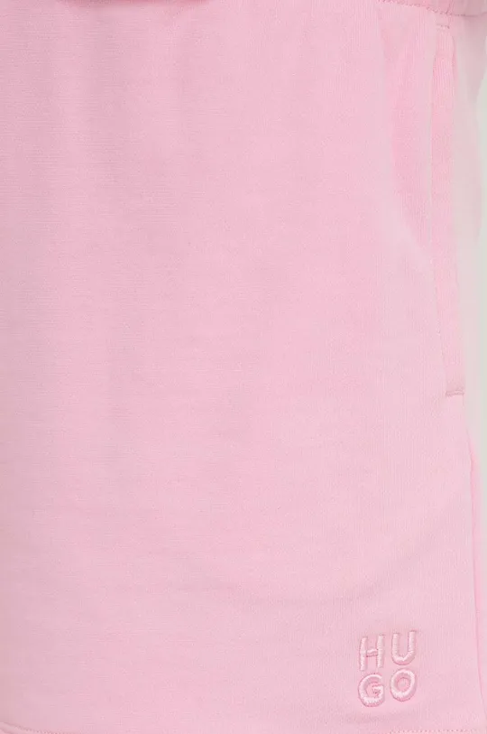 розовый Хлопковые шорты HUGO