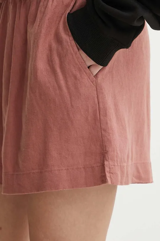 rosa Roxy pantaloncini in lino Lekeitio