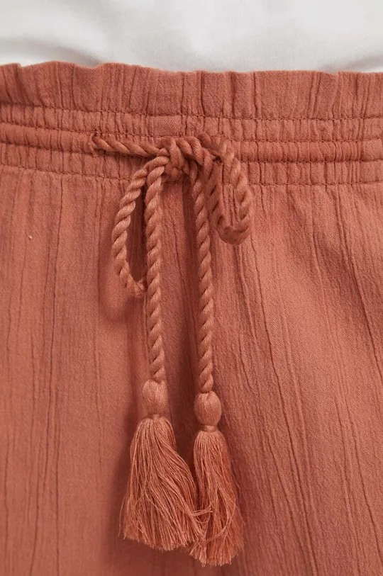 hnedá Bavlnené šortky Roxy