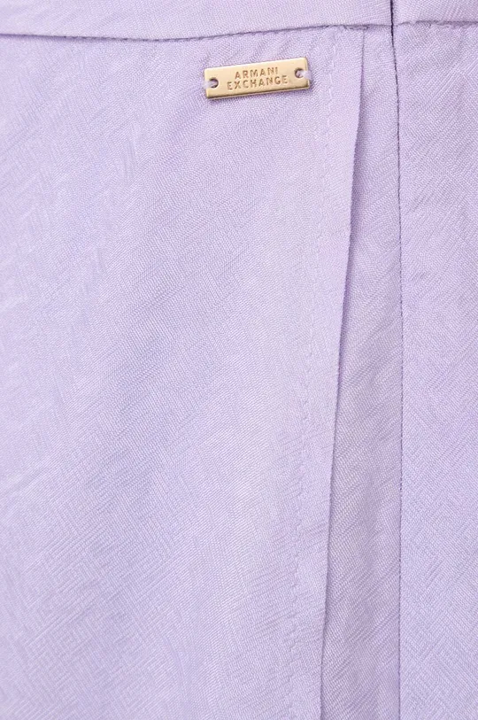 fialová Sukňo-šortky Armani Exchange