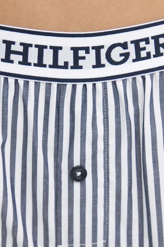 sötétkék Tommy Hilfiger pamut rövidnadrág otthoni viseletre