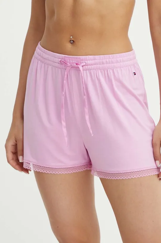 roza Homewear kratke hlače Tommy Hilfiger Ženski