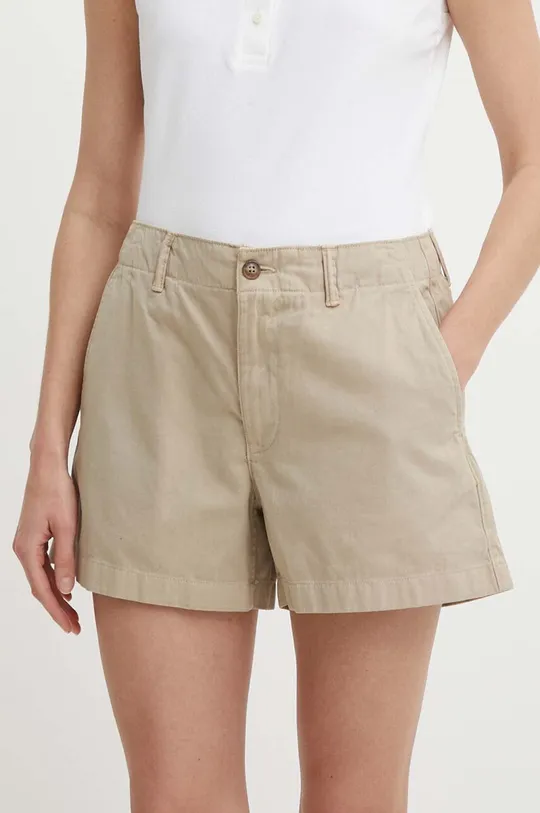 zelena Bombažne kratke hlače Polo Ralph Lauren Ženski