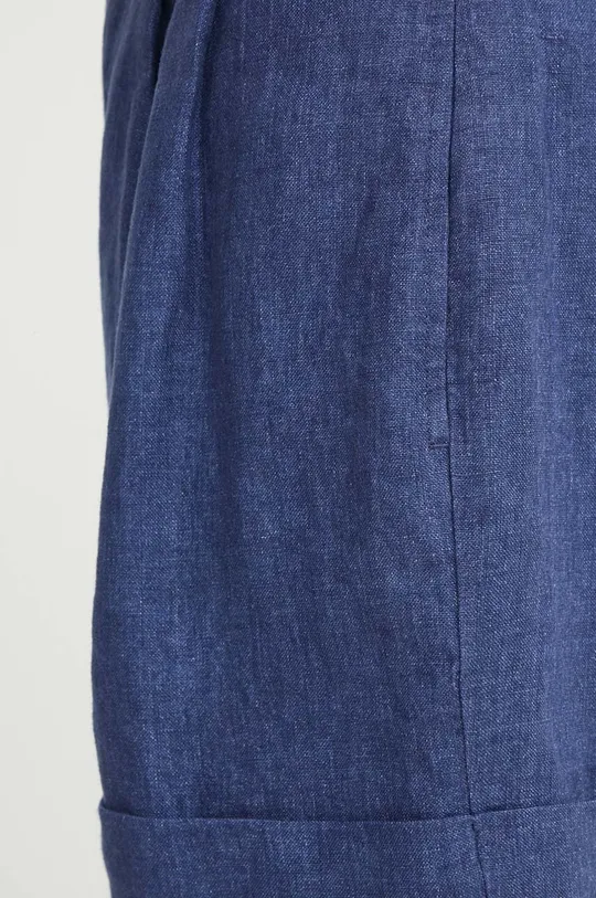 тёмно-синий Льняные шорты Polo Ralph Lauren