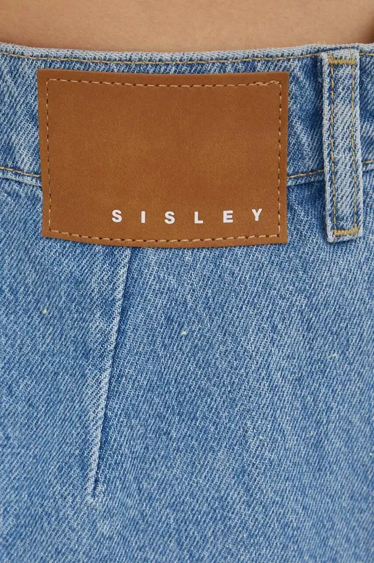 блакитний Джинсові штани-спідниця Sisley