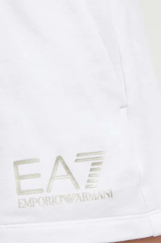 λευκό Σορτς EA7 Emporio Armani