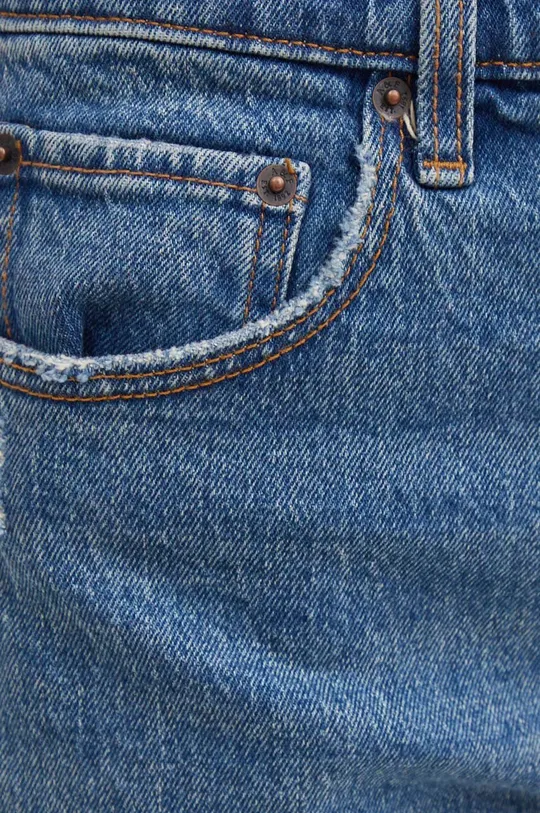 niebieski Abercrombie & Fitch szorty jeansowe
