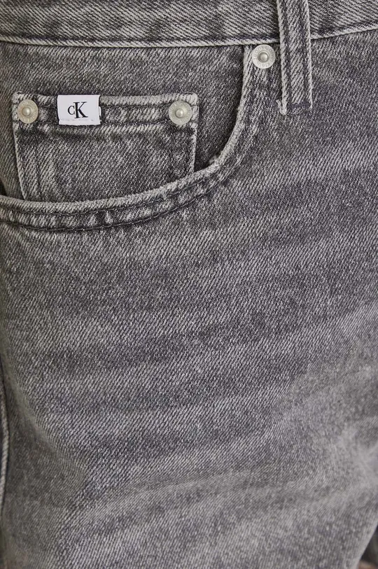 γκρί Τζιν σορτς Calvin Klein Jeans
