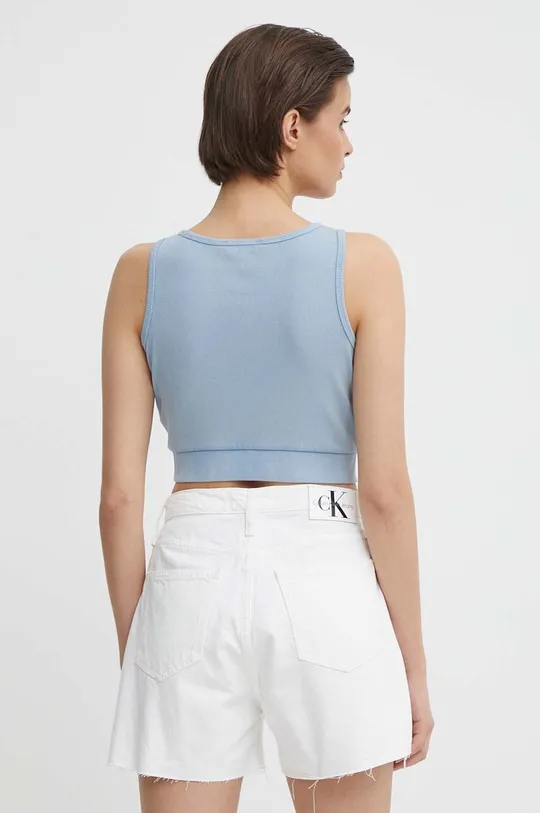 Rifľové krátke nohavice Calvin Klein Jeans 100 % Recyklovaná bavlna