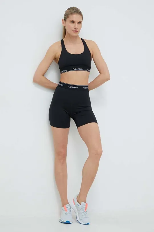 Kratke hlače za trening Calvin Klein Performance crna