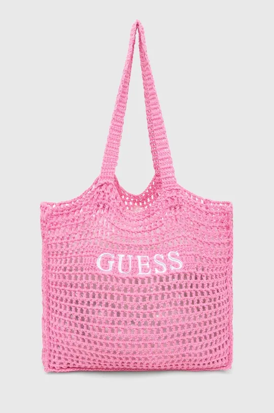 ροζ Τσάντα παραλίας Guess Γυναικεία