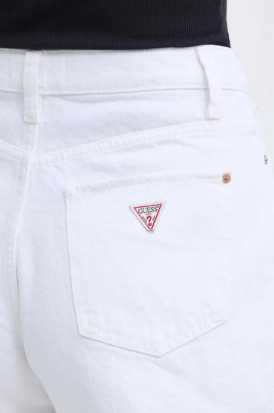 biela Rifľové krátke nohavice Guess