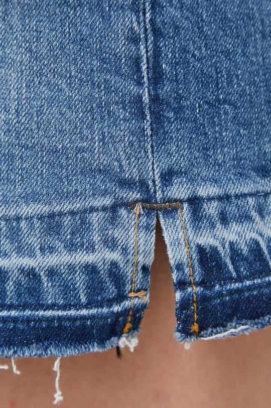niebieski Superdry szorty jeansowe