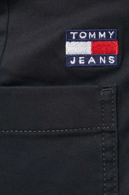 czarny Tommy Jeans szorty