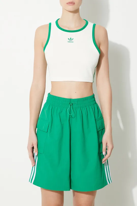πράσινο Σορτς adidas Originals 3S Cargo Shorts Γυναικεία
